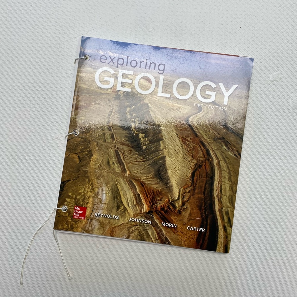 Exploring Geology McGraw Hill Connect Loose Leaf Textbook 5th Ed. BOOK ONLY USED